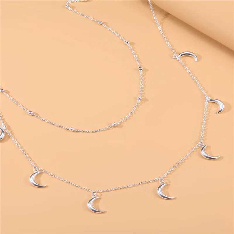 Sexy Retro Aesthetics Moon Belly Chain Thin Bead Chain Body Chain Waist Chain Strap Street Clothing Summer Literature Fashion Body Jewelry X250410