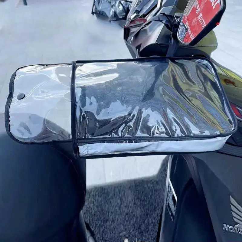 Motorcycle Winterization Waterproof Handlebar Sleeve Supplies Winter Handle Cover Muff Arm Warmer Warmers Goods Biker Gloves S25118{category}