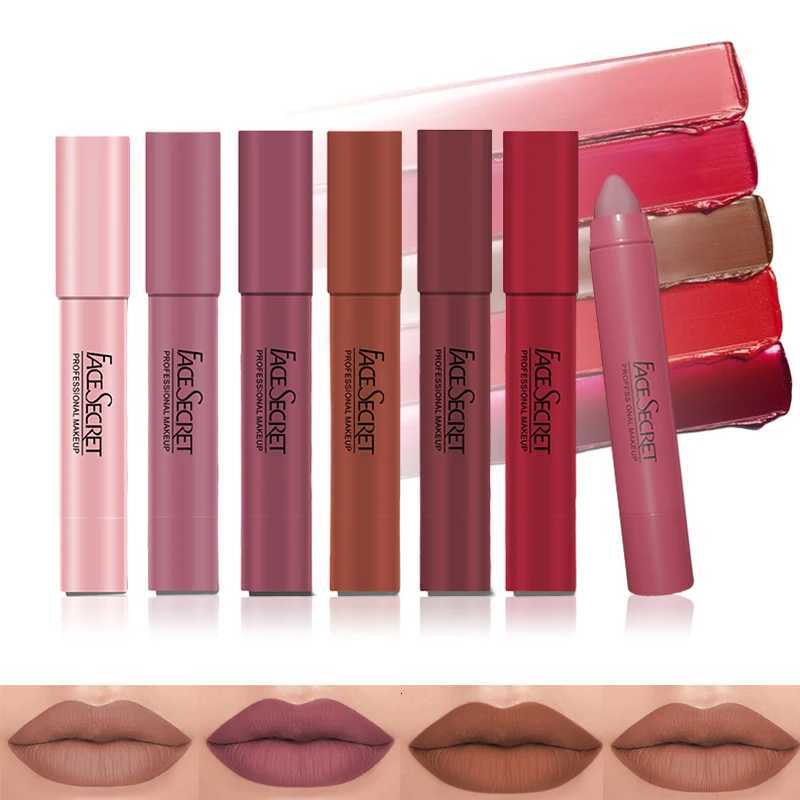 12 Colors Sexy Matte Lipstick Waterproof Long Lasting Color Rendering Non-stick Velvet Lips Liner Pencil Woman Makeup CosmeticsT251110