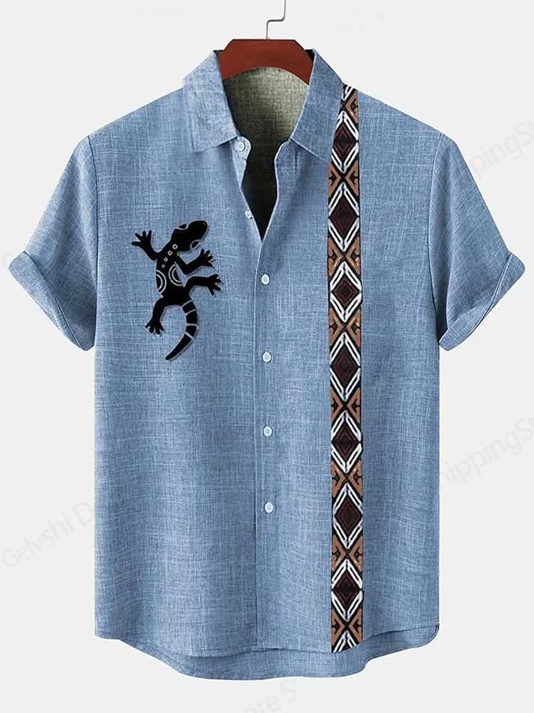 Mens Hawaiian shirt party beer 3D printed beach shirt short sleeved Hawaiian shirt retro graphic shirt Cuban Camisa mens top X250410