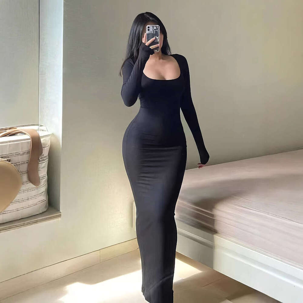 2025 New European and American Cross-Border Spring Summer Independent Station Slim Fit Long Bodycon Tight-Fitting Mermaid Women's Dress