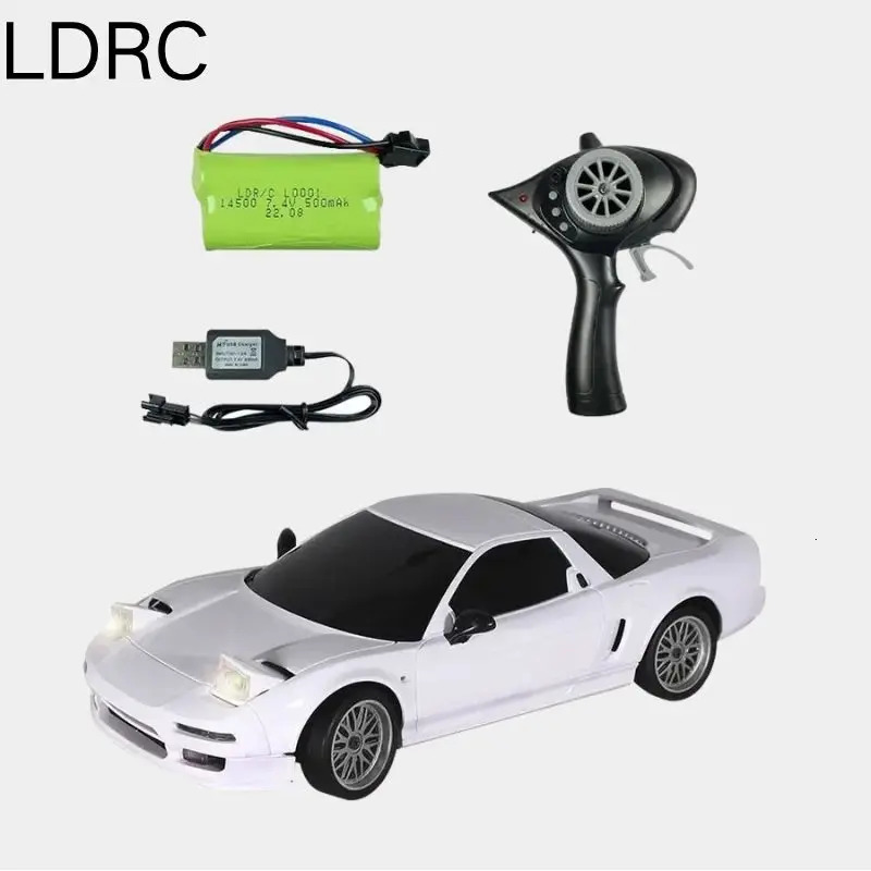 LDRC LD-A02 1/18 RC Drift Car 24G NSX USB Charge Full Scale Controlled Model Children Toys Gifts 251107