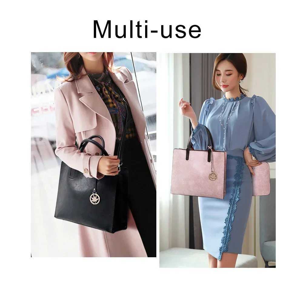 3PCS Womens Bag Set Fashion PU Leather Ladies Handbag Solid Color Messenger Bag Shoulder Wallet Bags Designer Luxury Bags K251110