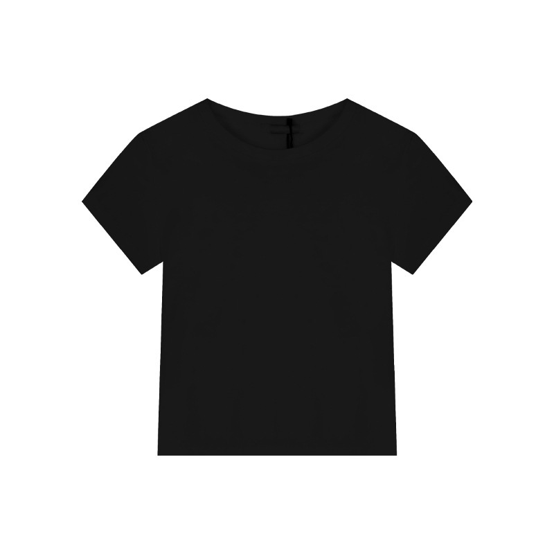2025S Designer Women S T Shirt Spicy Girl Shoulder Length Short Sleeved T Shirt For Women In Summer Slim Fit Basic Style Base Shirt Top Ins Trend