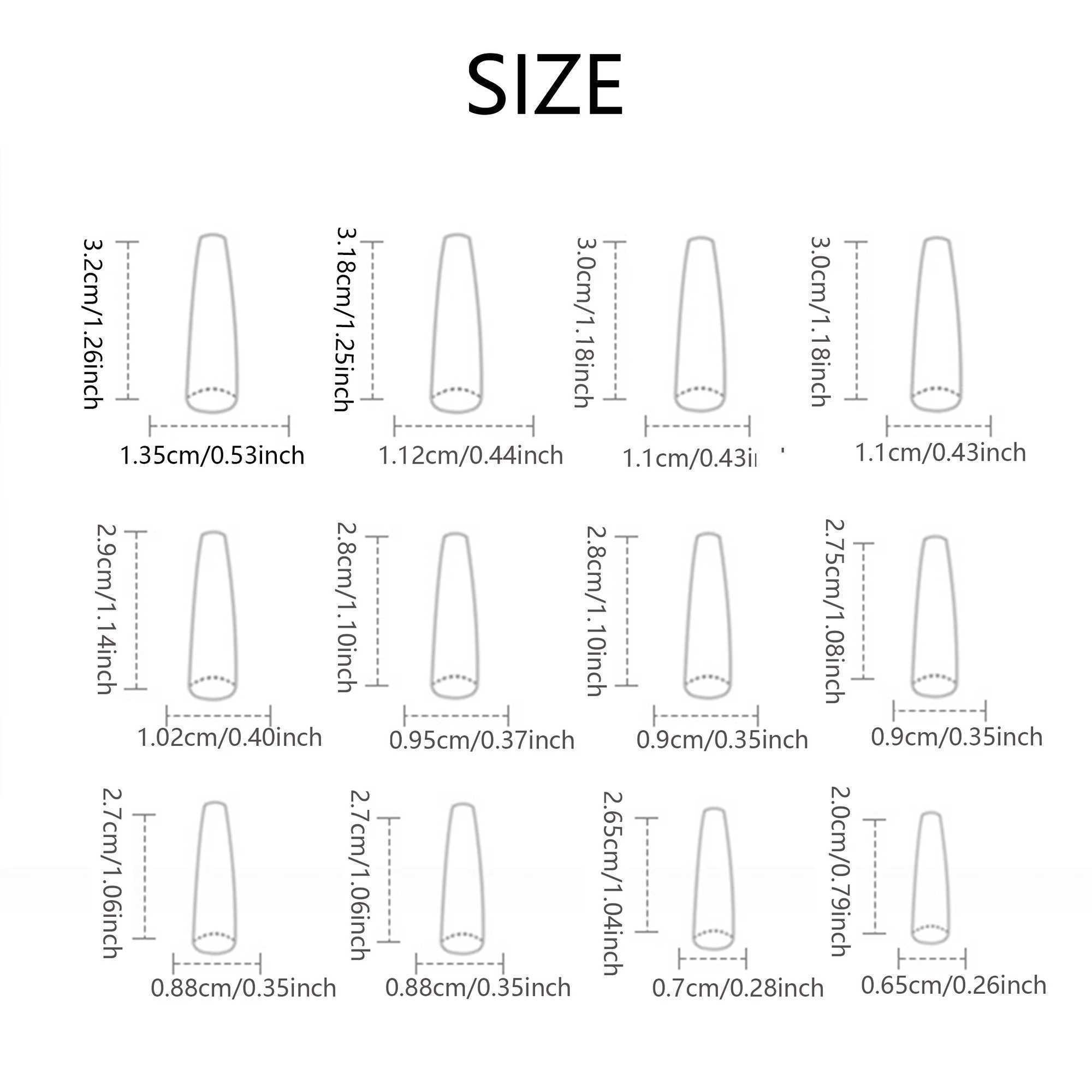 24 long French minimalist flash nails with jelly gel and nail files W250410