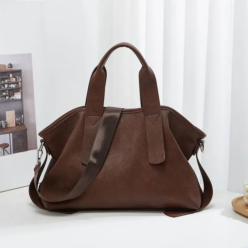 Fashion Womens New Bag Large Capacity Versatile Shoulder Messenger Tote Bag Retro Personality Simple Dumpling Bag Exquisite R251110