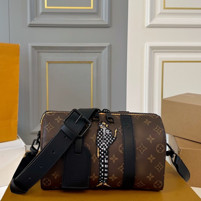 Luxury Leather Pillow Bag Designer Shoulder Bag Women Classic Print Travel Bag Lady High Quality Handbags Casual Crossbody Bags