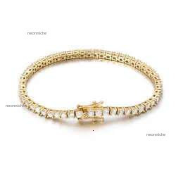 Pendant Hip Hop sier fashion Jewelry 5mm Bracelet Pass Dia Tester Vvs Moissanite Tennis Chain in Stock necklace necklaces for women