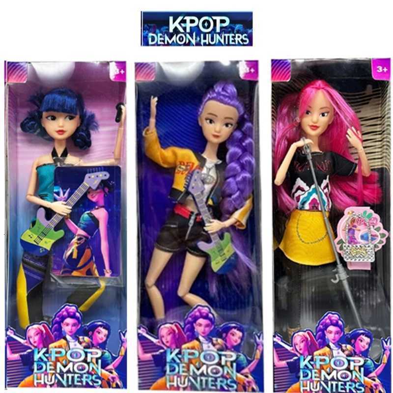2028 NEW Anime KPop Demon Hunters Doll Vinyl Toy Rumi Mira zoi Character vinyl mask figurine Birthday Gift Fan Club Gifts Z251110