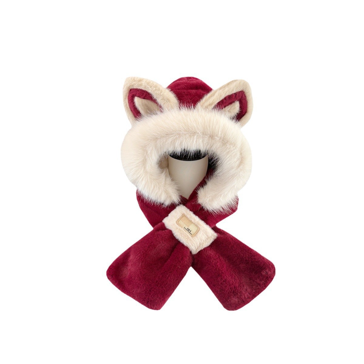 Y2K designer beanie bonnet designer winter hat hats designers women bonnet luxe Fox ear hat winter scarf and neck warmer Cute warm fleece-lined and th