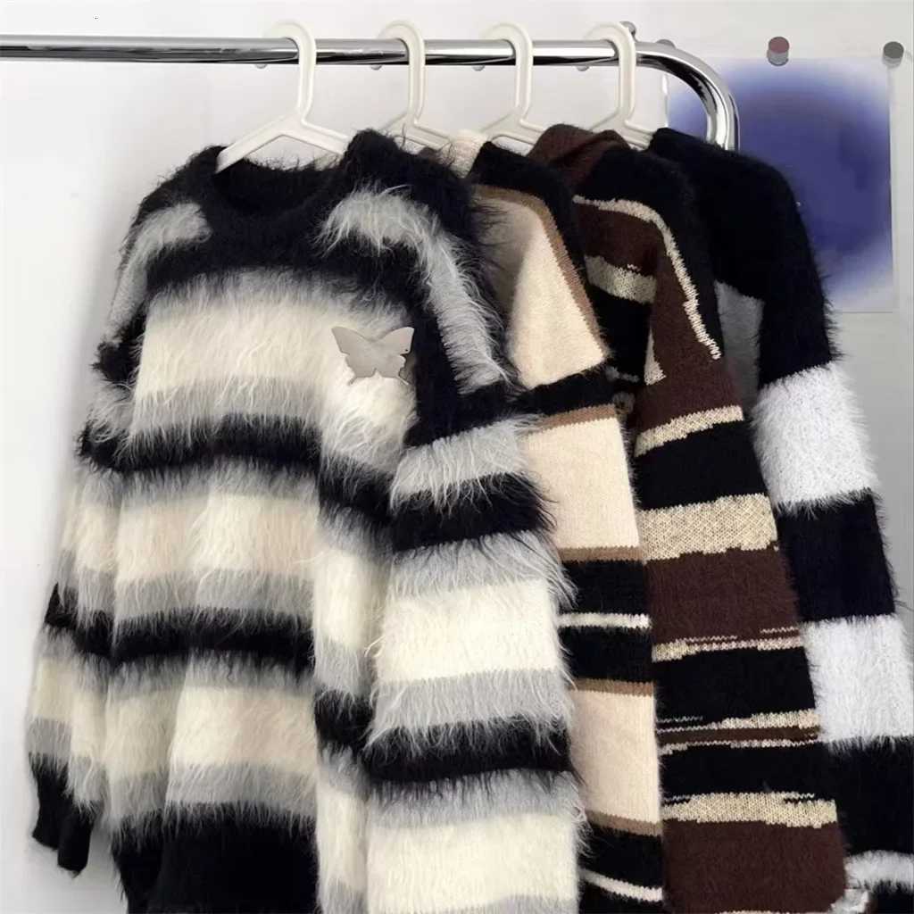 Fashion Korean Style round Neck Thickened Womens Sweater Lazy Style Loose Fit Autumn Winter New Arrival Live Broadcast Knitted Sweater Y251110