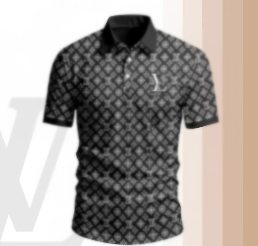 designer mens Polos Classical Shirts Men Luxury Polo Casual Mens T Shirt Letter Print Embroidery Fashion High Street Man Tee