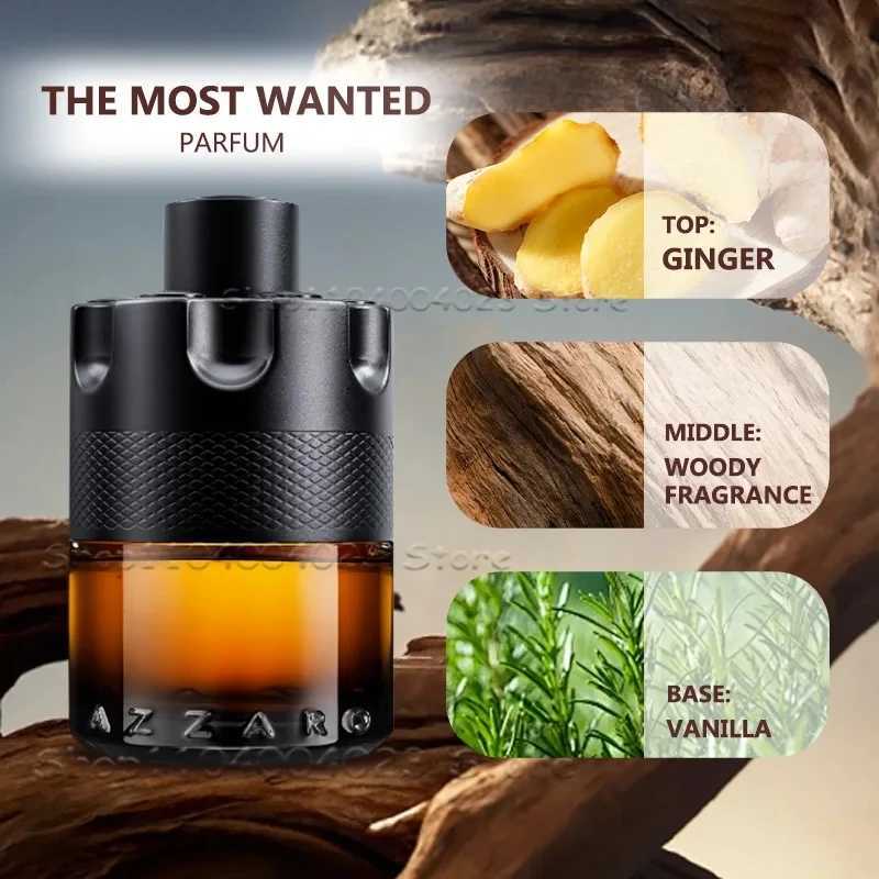 The Most Wanted Eau de Parfum Intense Woody Spicy Cologne for Men with Fougre and Ambery Notes Amber Wood Cardamom X251110