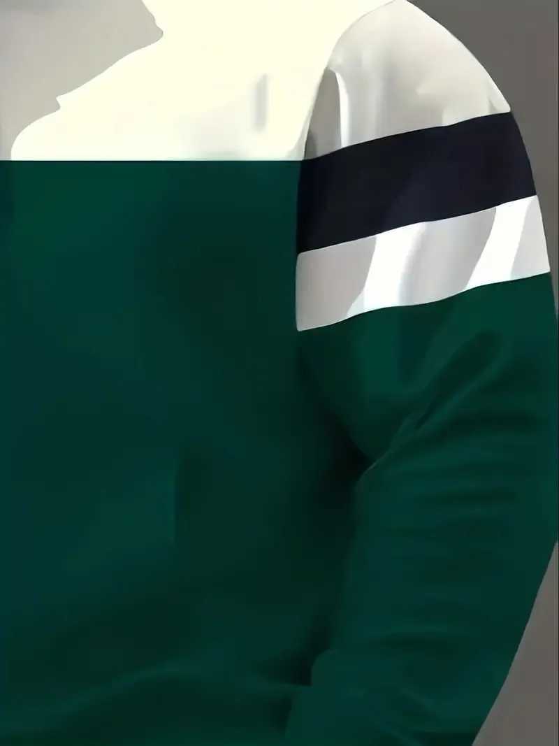 The new mens hoodie set for Spring and Autumn 2025 is comfortable soft casual and fashionable with 3D printing W251110