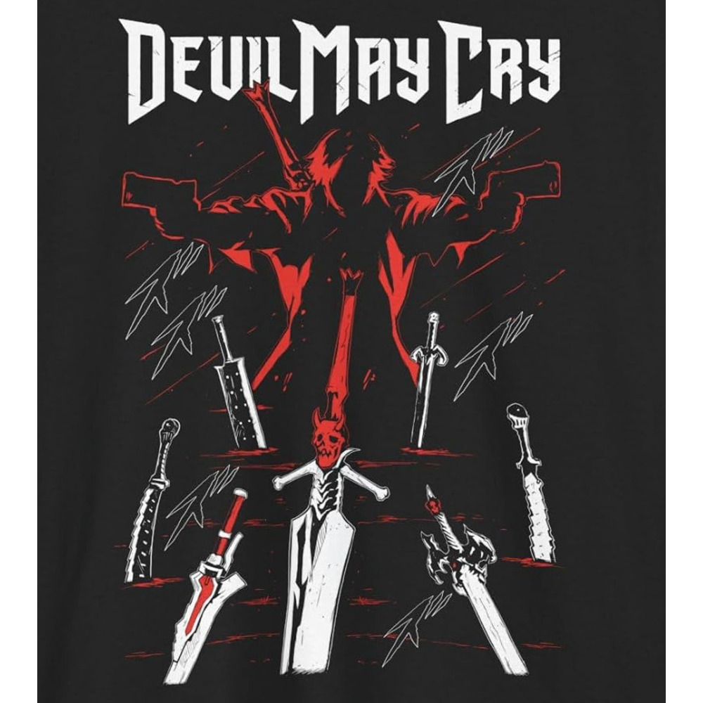 T shirt for Mens Devil May Cry Dante Graphic Tee Casual Tops Clothes Short sleeve cool