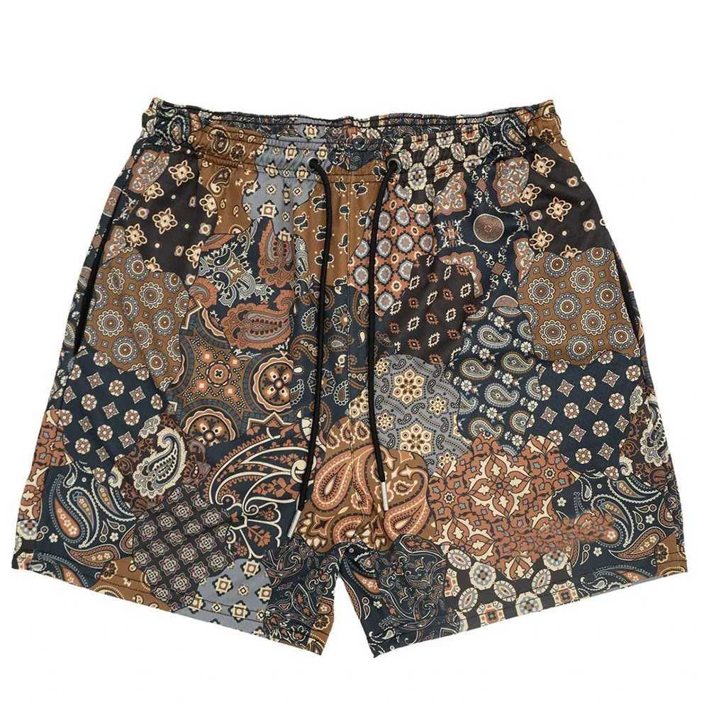 New Flower Design Womens Shorts Retro Trendy Street Sports Outdoor Shorts Hawaii Beach Shorts Swimming PantsW250410