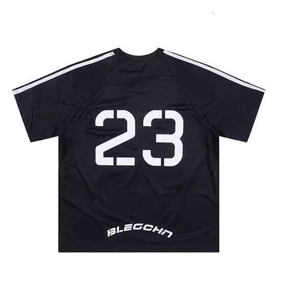 Black and white color blocked 3D printed unisex summer breathable sportswear
