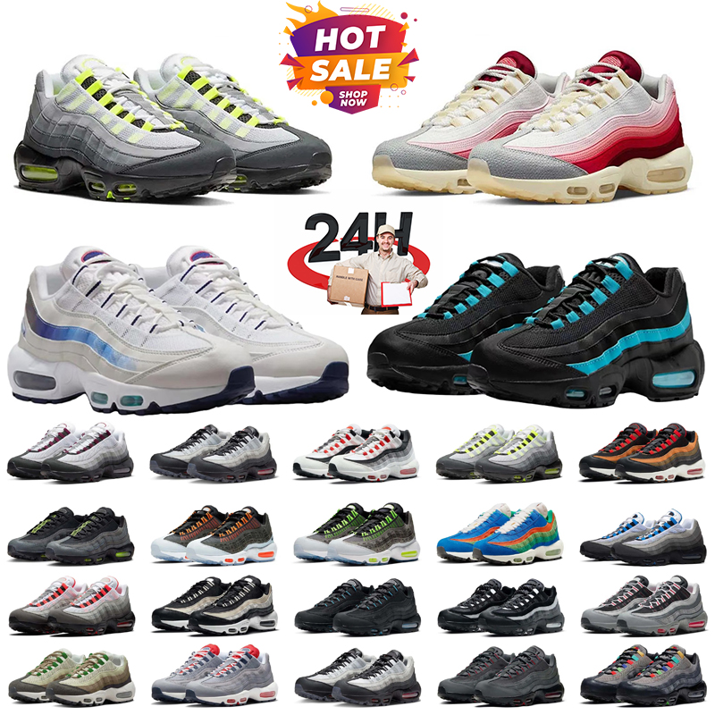 95s Triple Black White Men Running Shoes Designe shoes Pink Beam Green Honey Black Sketch Outdoor Shoes Women Athletic Trainers EUR 36-46