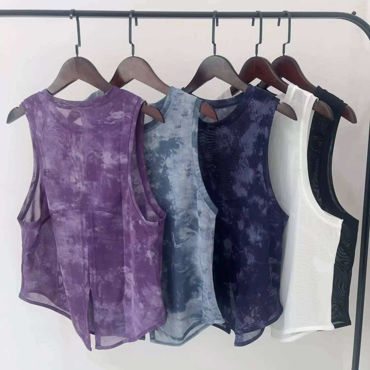 Sports Vest Women's Quick Dry Loose Running Gym Top Sleeveless Beautiful Back Mesh T-Shirt Smock Yoga Wear