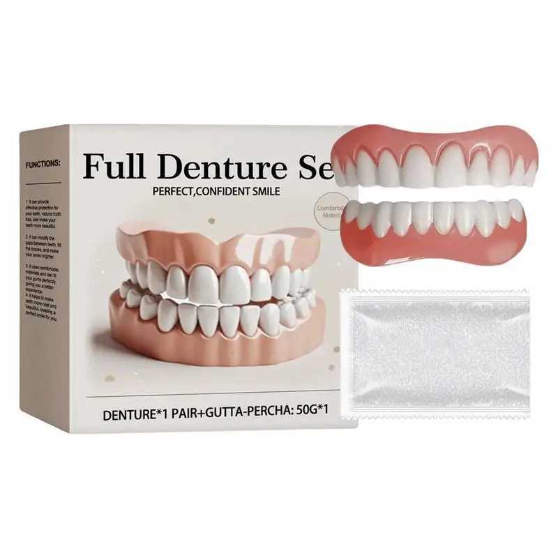 Silicone dental kit natural safety professional denture protection upper and lower teeth soft dental kit oral hygiene care M250410