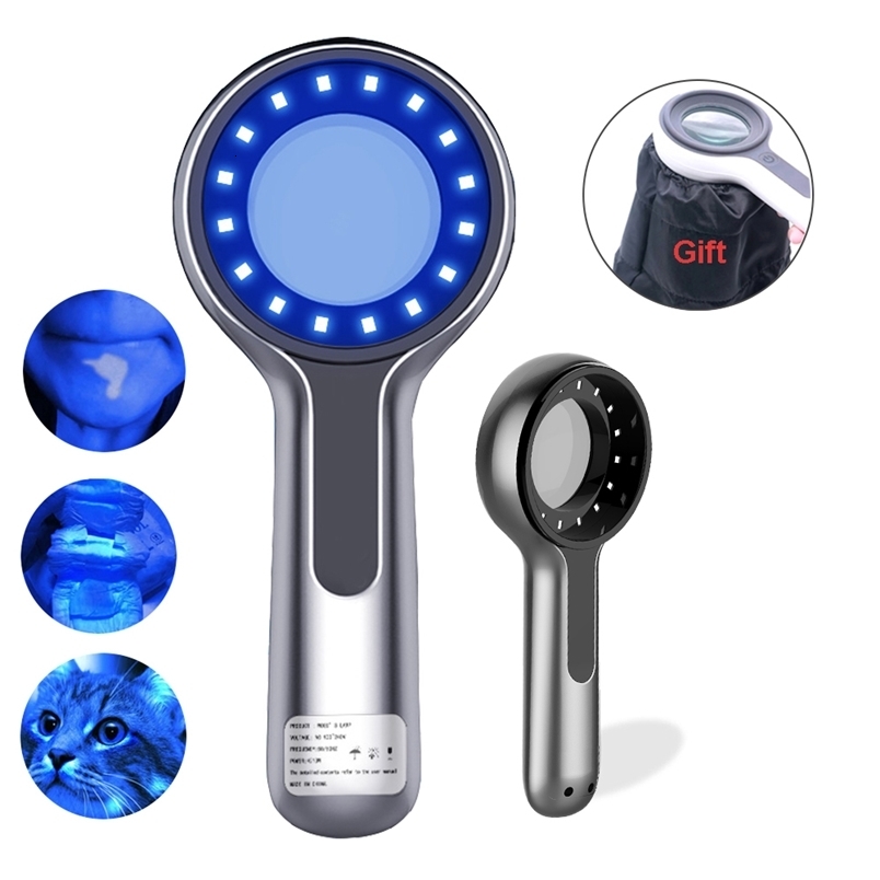 Woods Lamp Skin Analyzer For Skin UV Magnifying For Beauty Testing Wood Lamp Light Skin Analysis Detection Skin Care 251015ww