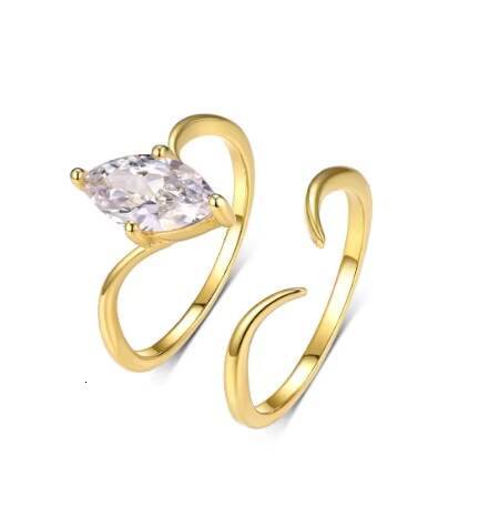 The Moissanite Ring Set Is Fashionable and Elegant