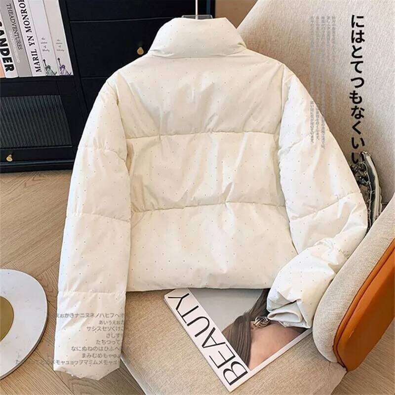 New Down Padded Jacket Women Winter Parkas Fashion Thick Warm Short Cotton Clothes Bread Coat Female Loose Outerwear T801