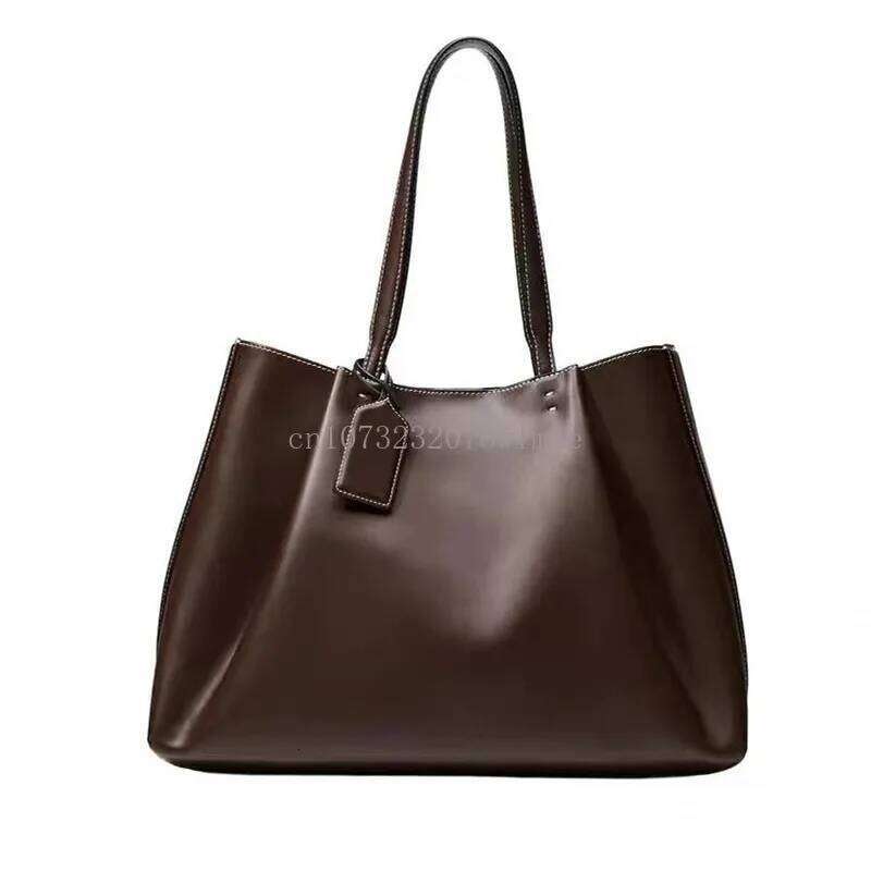 Women Large Capacity Handbags Fashion Luxury Designer PU Leather Shoulder Versatile Commuter Bucket Bag Female Tote Bags