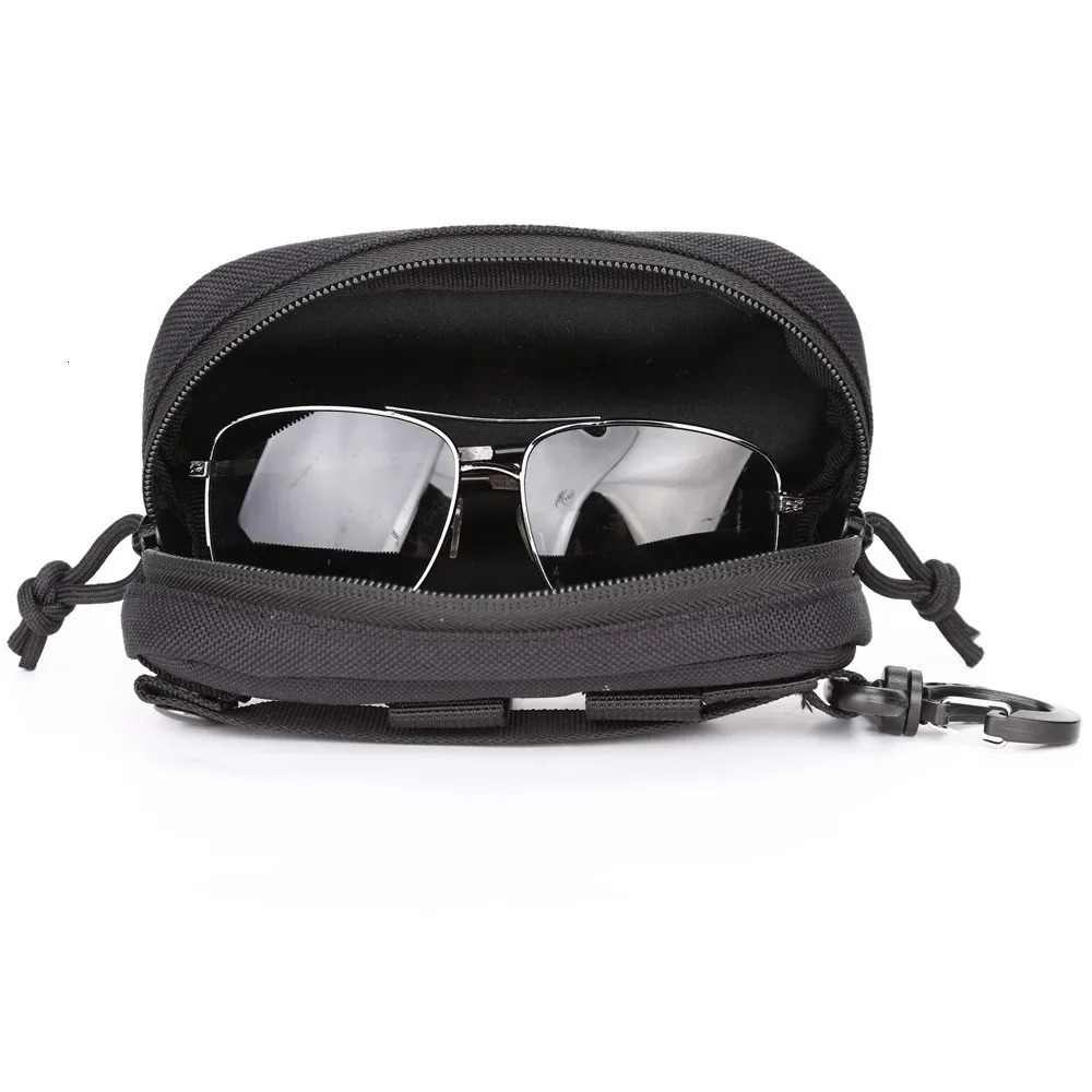Tactical Molle Glasses Bag Sunglasses EDC Waist Practical Military Hunting Accessories Organizer Box 250410