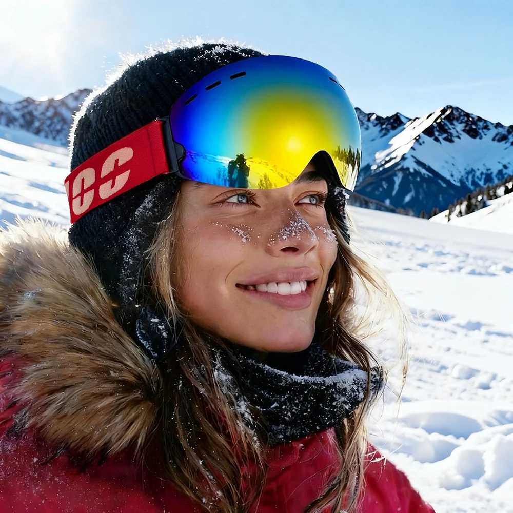 Ski Snowboard GoggLEs Anti-Fog Skiing Eyewear Winter Outdoor Sport Cycling MotorcycLE WindPROof GoggLE UV PROtection Glasses K251110