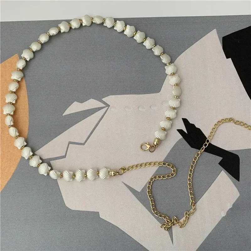 New ribbon shell pearl waist chain decorative ribbon thin metal ribbon matching dress ribbon for hundreds of pieces X250410