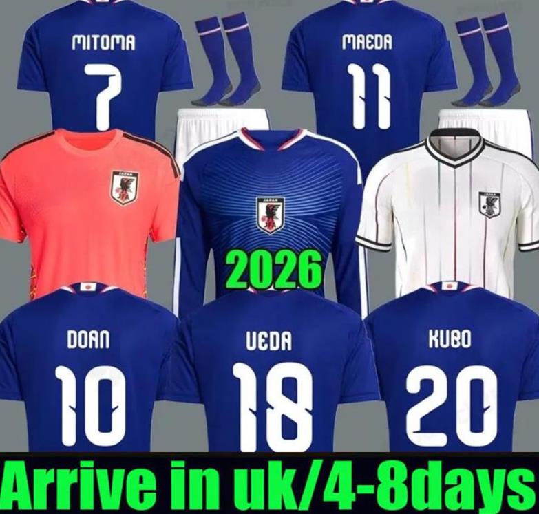 New 2026 2027 world cup Japan Soccer Jerseys 26 27 Cartoon ISAGI ATOM TSUBASA MINAMINO ASANO DOAN KUBO ITO adult Men kids kit set Japanese Football Shirt uniform
