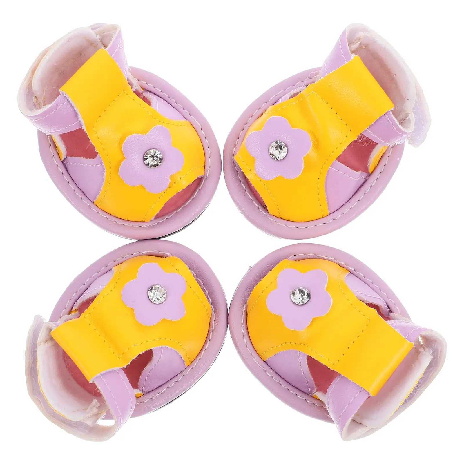 Boots pets dog sandals mini dog slippers Pu puppy breathable shoes hot paving T2504010