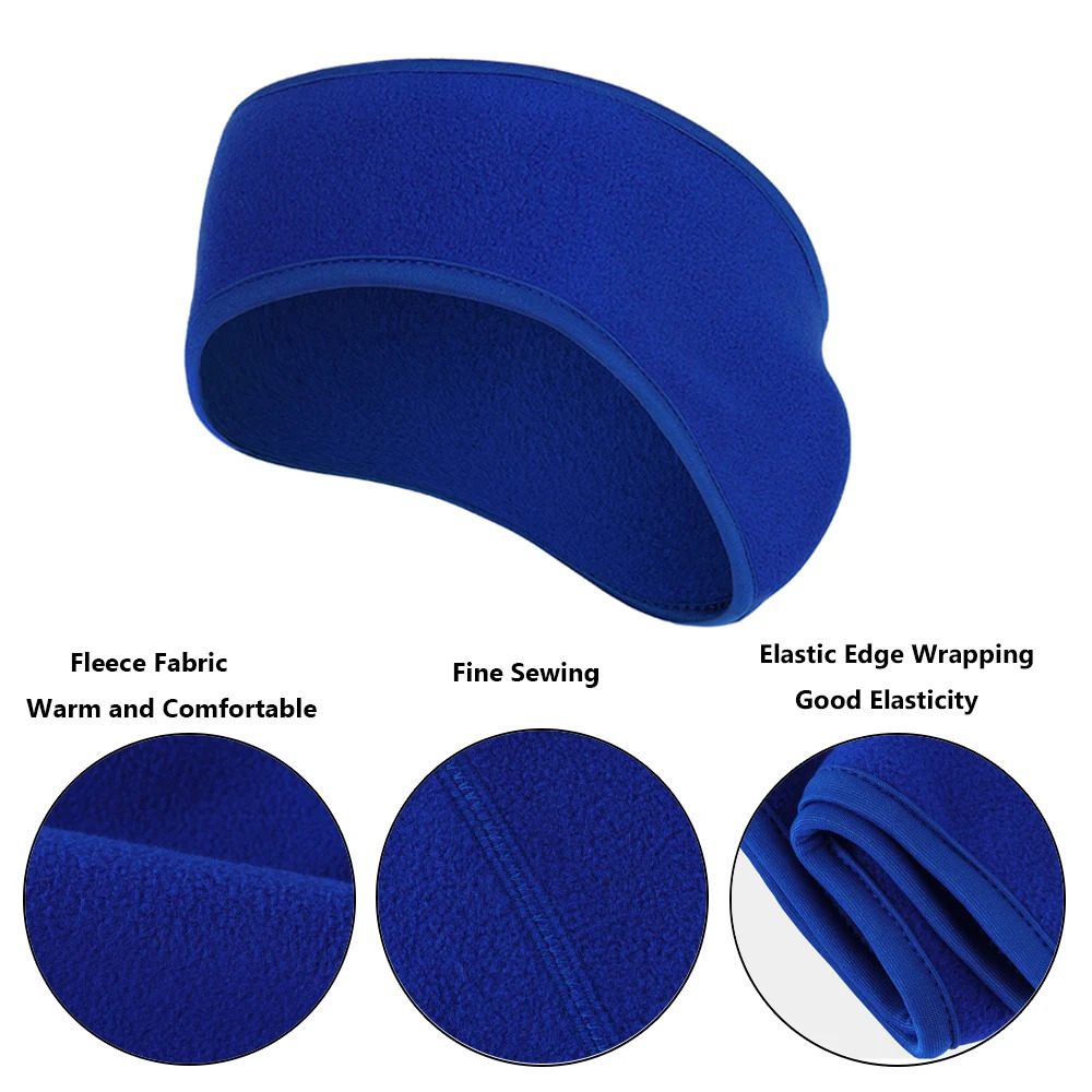 Fleece Ear Warmer Muff Winter Headband Ear Muffs Headband Men Women Running Skiing Outdoor Sports Ear Warmer Sweatband 250410