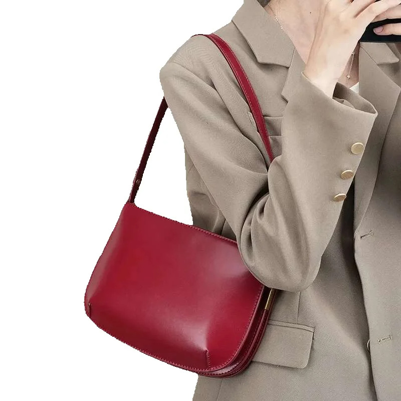 New free shipping designer bag YANATARI genuine leather red shoulder smallest cross body bag womens handbag 241018