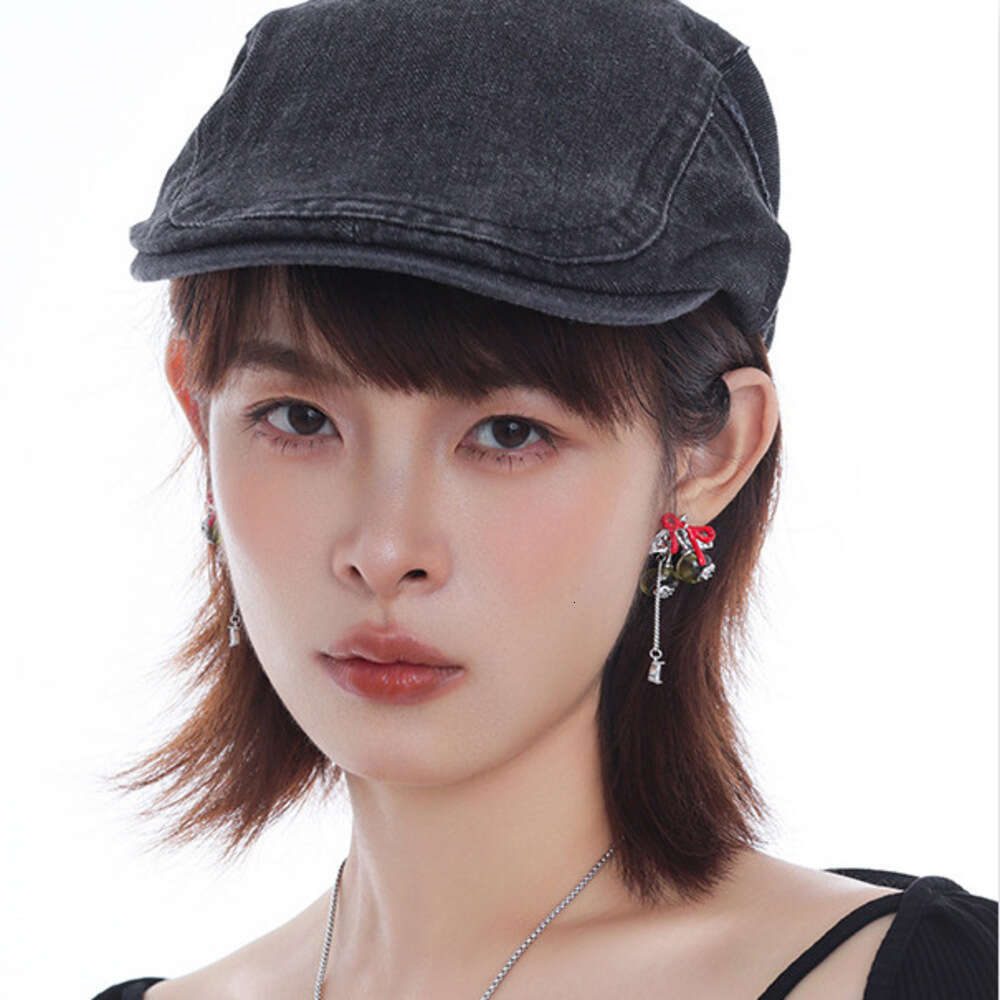 Light Luxury High-End Bow Grape for Women Original Design Long Sweet Cool Style New Tassel Earrings