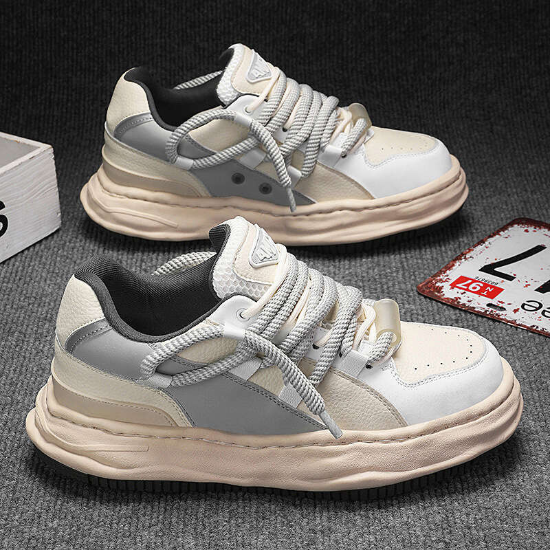 Unique Designer Sneakers INS National Trend Versatile Dissolving Men Thick Sole Stylish Fashion Casual Sports Shoes