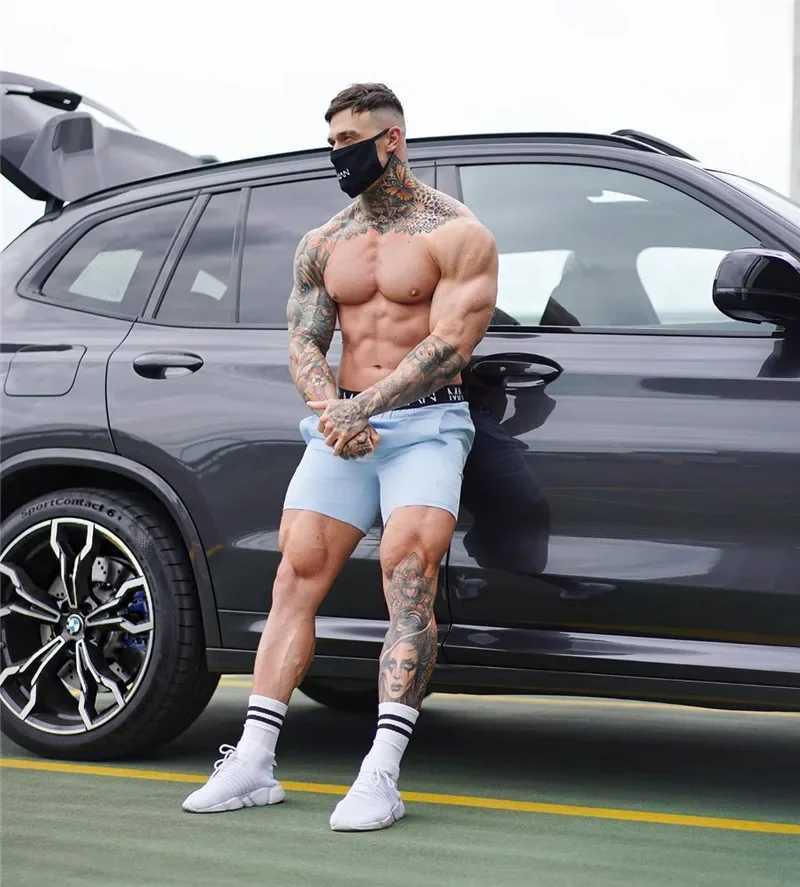 2024 Summer New Mens Running Shorts Breathable Quick Drying Shorts Fitness Shorts X250410