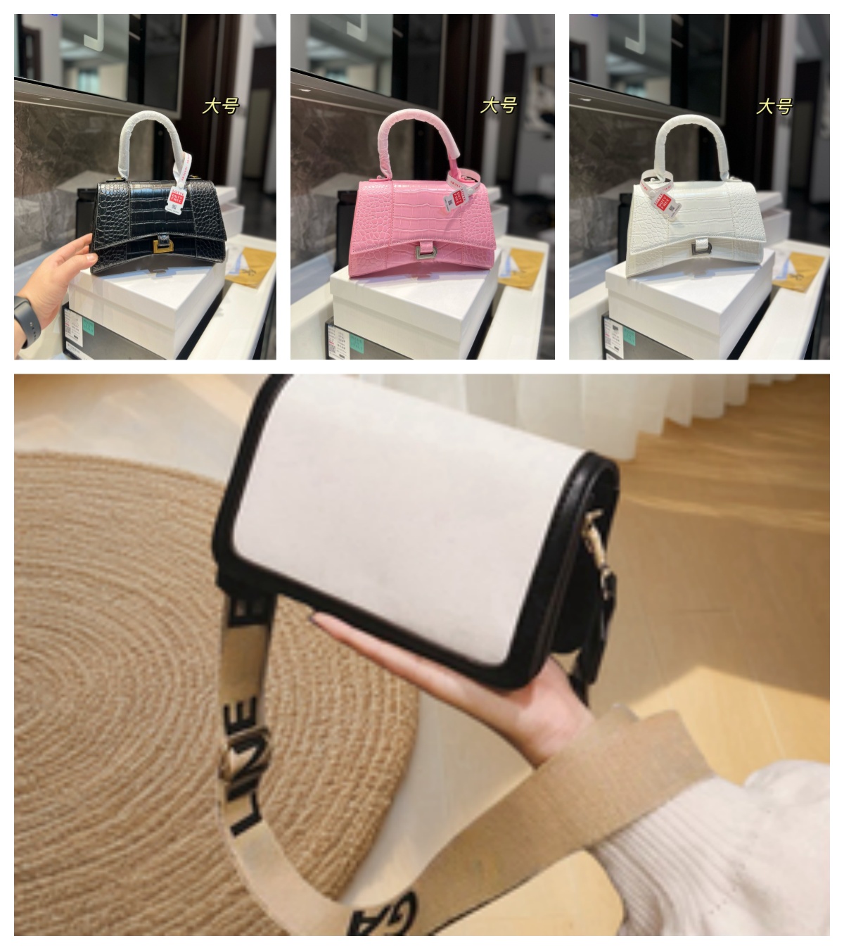 Evening Bags PU Leather Chain Shoulder Crossbody Square For Women Letter Women's Designer Wide Strap Handbag Trend Female Armpit Bag