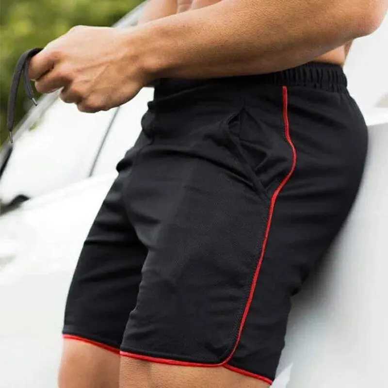Summer double-layer fast drying breathable mens sprint training straight light board five point sprint X250410