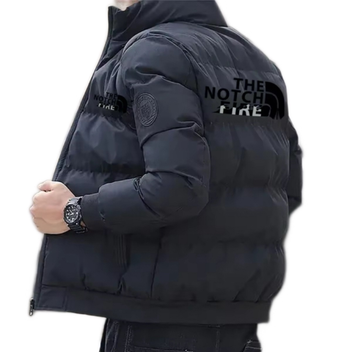 2025 Thick Men's New Warm Parker Jacket Winter Casual Men's Jacket Golf Brand Men's Windproof Cotton Down Jacket