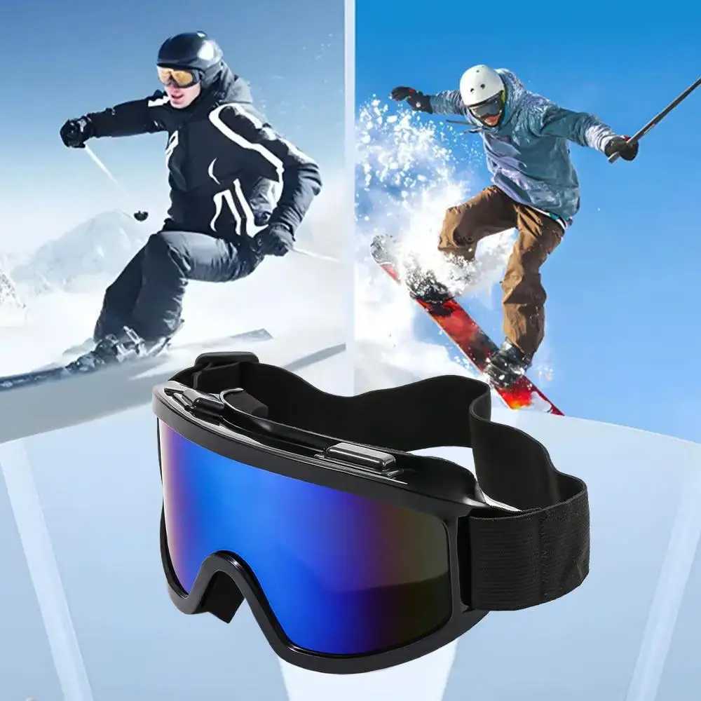 Winter Outdoor SKI Goggles Adult anti-fog Snowboard Skiing Glasses One-piece large-frame Windproof Motorcycle Sun Glasses K251110