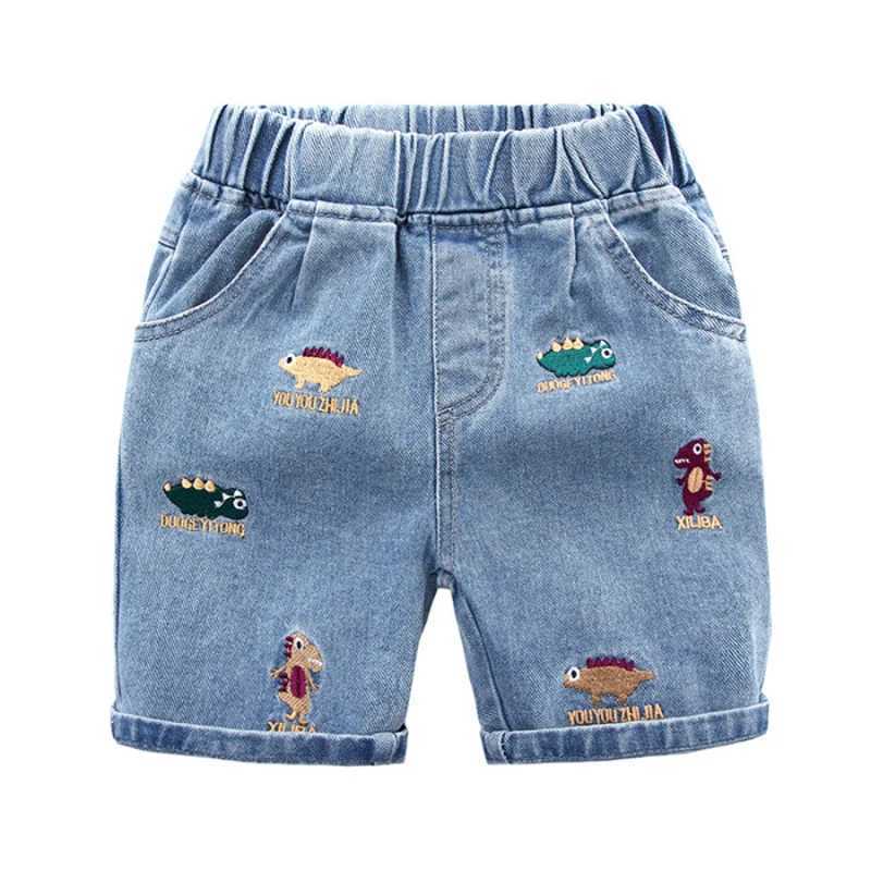 Baby boy shorts girl casual jeans childrens clothing summer shorts 2-8 year clothing boy loose denim shorts Z250410