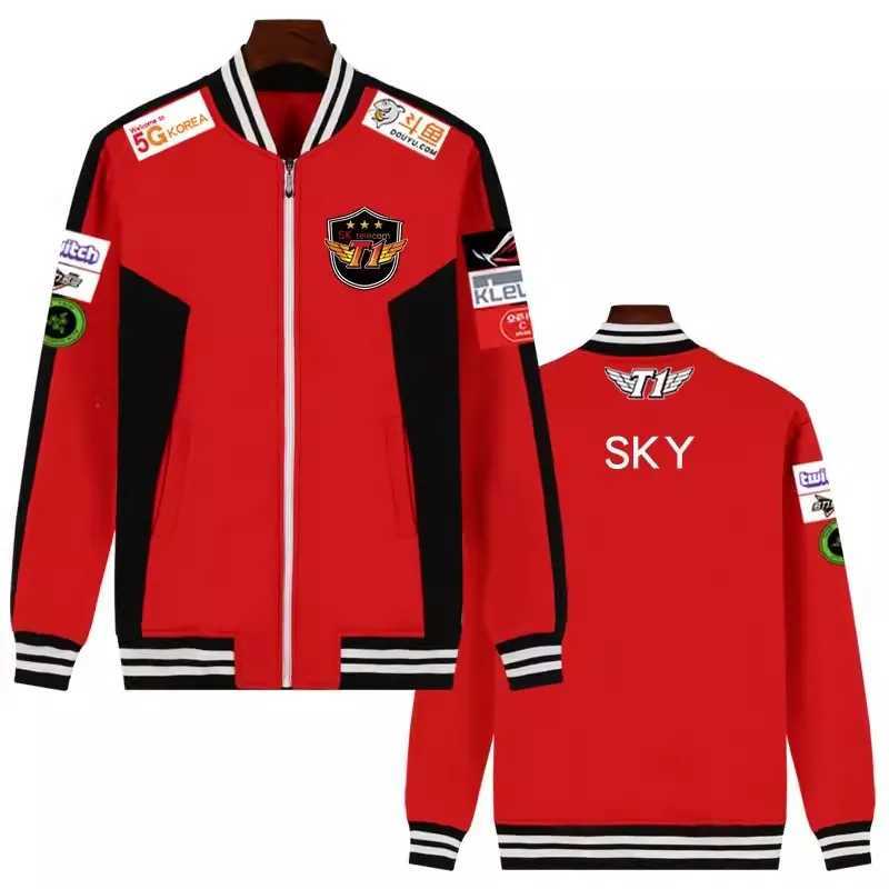 Game LOL World S7 Team SKT T1 Uniform Baseball Jacket Faker Mens Top New XXS-3XL Plus sizes W251110
