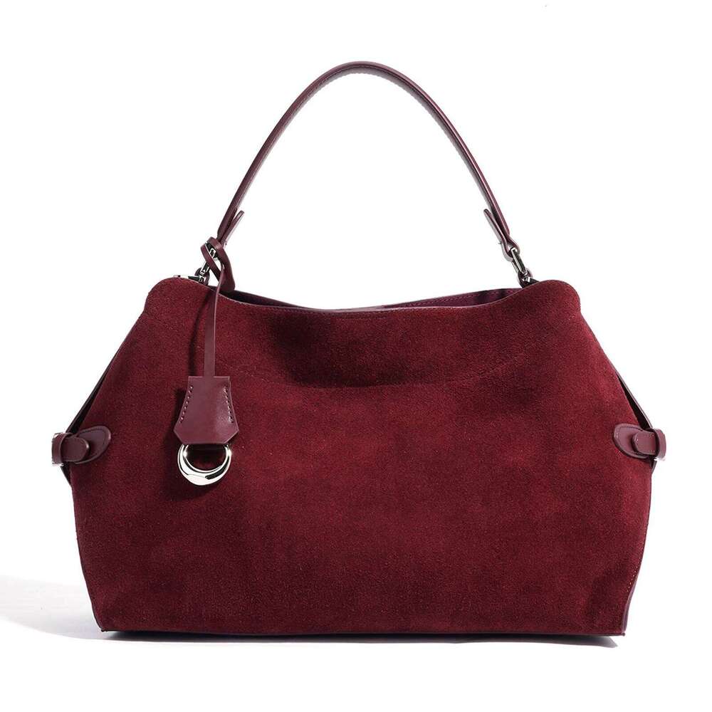 Autumn Winter Frosted Cowhide Women Shoulder Large Capacity Tote Bag Women's Cross Bags St251110