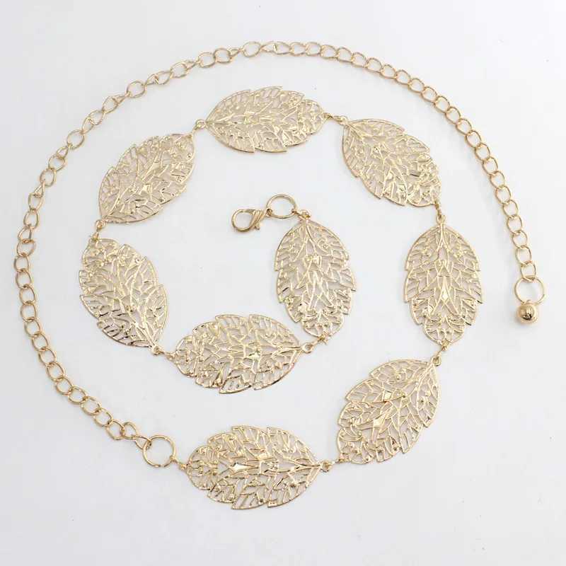 Home>Product Center>Product Center>Fashion Metal Retro Belt>Fashion Metal Gold Foil Design Chain Belt X250410