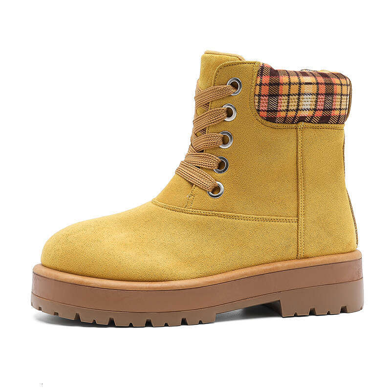 Petite 5cm Autumn Winter Outdoor Casual Martin Men Leather Round Toe Stylish Slim Fashion Short Boots YZ06