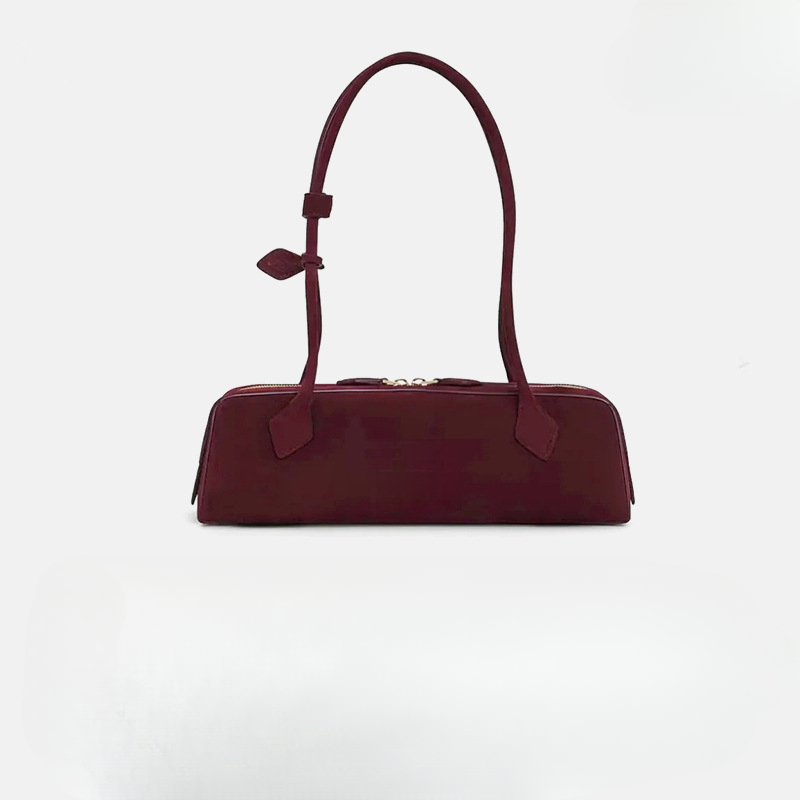 Designer bag new product suede texture light luxury handbag fashionable solid color underarm bag leather texture underarm bag