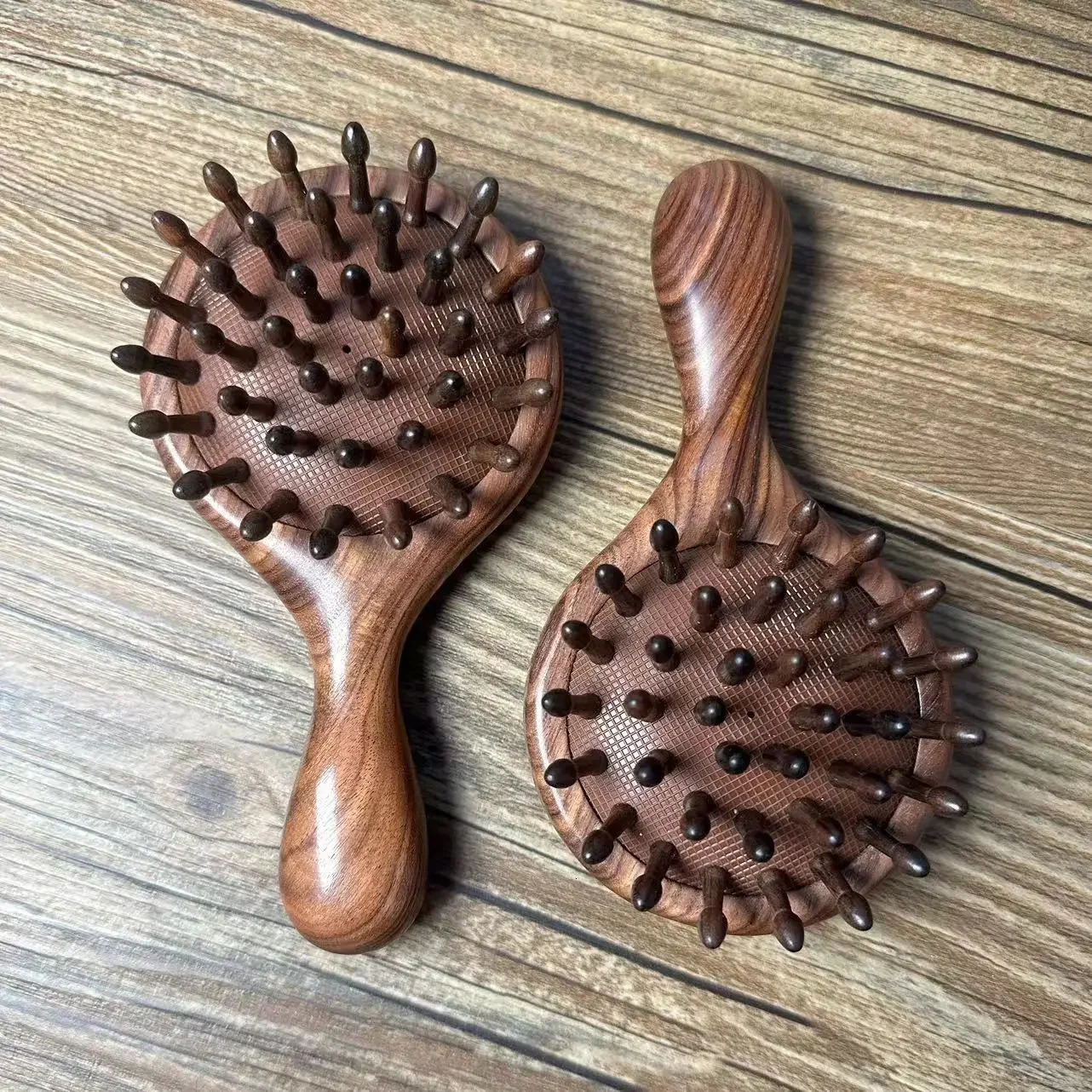 Natural Sandalwood Airbag Comb Premium Head Massage Anti-Hairloss Hairdressing Professional Comb for Men And Women 251107