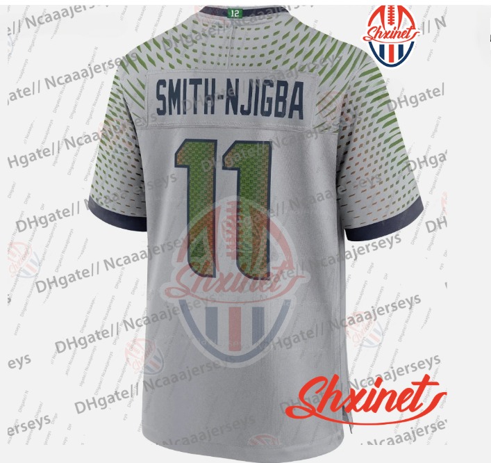 Jaxon Smith-Njigba 2025 Rivalries Football Jersey Cooper Kupp Witherspoon Kenneth Walker III Darnold Largent w/ Custom Stitched
